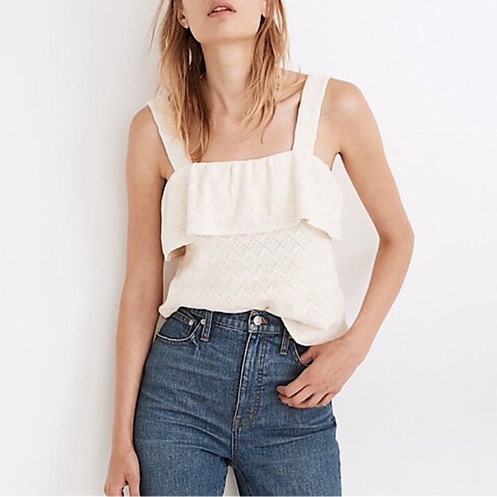 MADEWELL Ruffled Tank Top - Picture 4 of 13